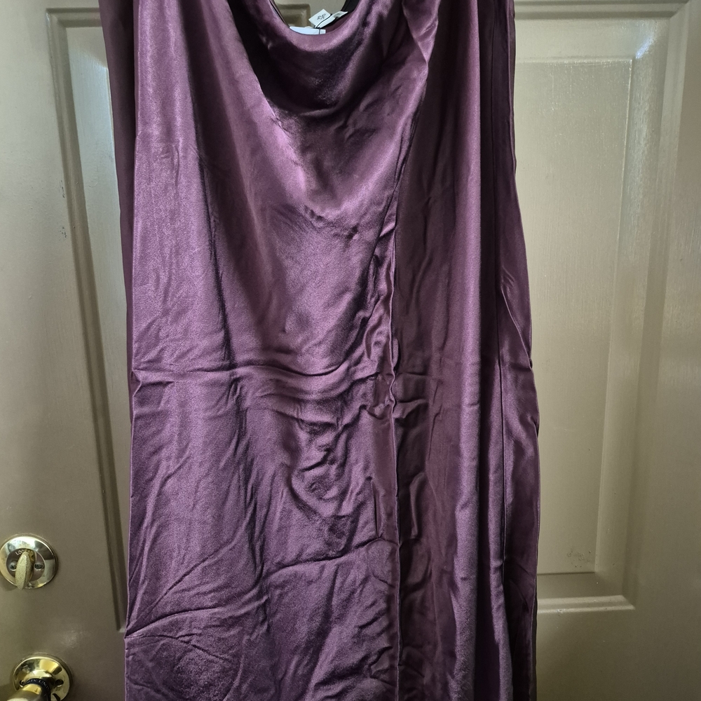 The Drop Women's Burgundy Truffle Maxi Skirt Size 4X (28-30) - Picture 4 of 6